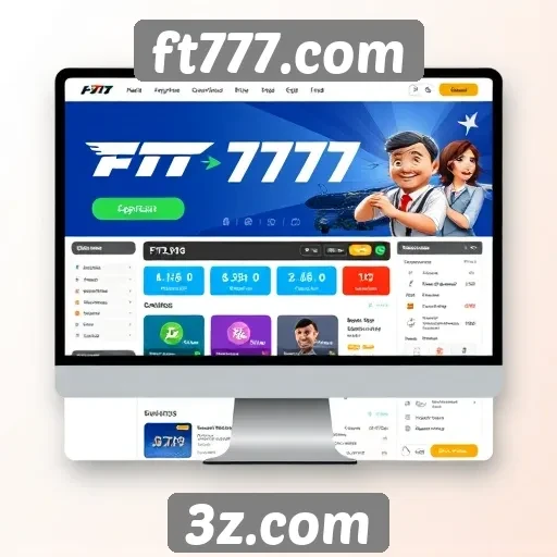 Interface de usuário do ft777.com em foco